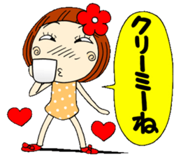 Castor bean-chan 4 sticker #7187281