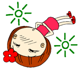 Castor bean-chan 4 sticker #7187291