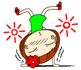 Castor bean-chan 4 sticker #7187292