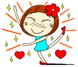 Castor bean-chan 4 sticker #7187293