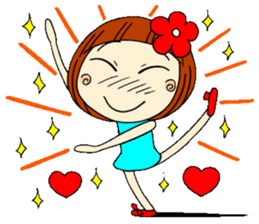 Castor bean-chan 4 sticker #7187293