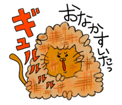 Rice ball cat sticker #7187467