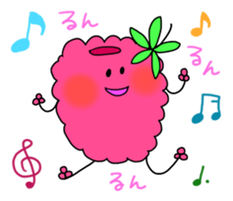 raspberries sticker #7187818
