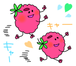 raspberries sticker #7187819