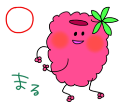 raspberries sticker #7187823