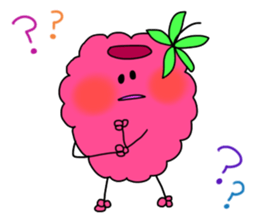 raspberries sticker #7187834