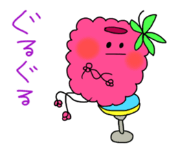 raspberries sticker #7187835