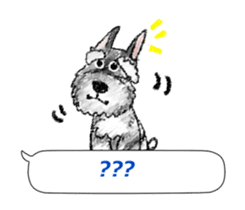 The dog which loves to talk sticker #7188044