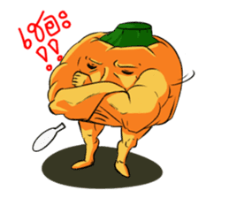 Pumpkinboy and Tomatogirl sticker #7188149