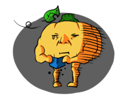 Pumpkinboy and Tomatogirl sticker #7188156