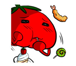 Pumpkinboy and Tomatogirl sticker #7188163