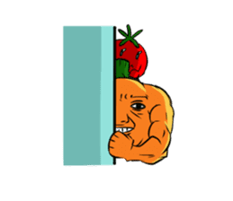 Pumpkinboy and Tomatogirl sticker #7188169