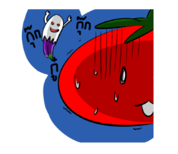 Pumpkinboy and Tomatogirl sticker #7188171