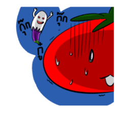 Pumpkinboy and Tomatogirl sticker #7188171