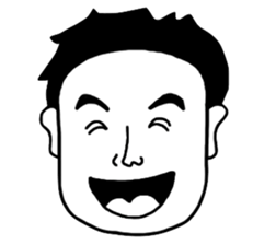 BlackandWhite Man sticker #7188182