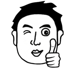 BlackandWhite Man sticker #7188185