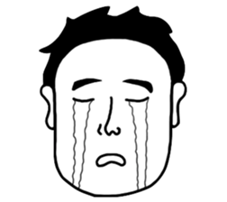 BlackandWhite Man sticker #7188188