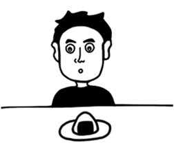 BlackandWhite Man sticker #7188212