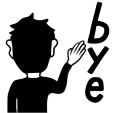 BlackandWhite Man sticker #7188213