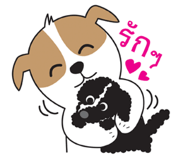 SOJU Little fat dog sticker #7188640