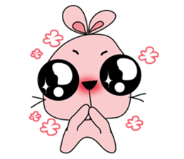 Adorable bunny sticker #7188737