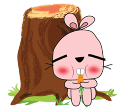 Adorable bunny sticker #7188740