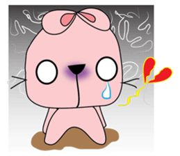 Adorable bunny sticker #7188741