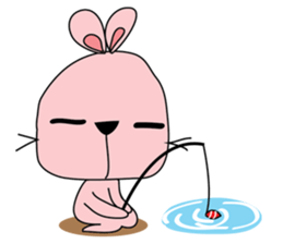 Adorable bunny sticker #7188743