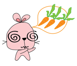 Adorable bunny sticker #7188745