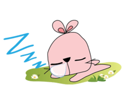 Adorable bunny sticker #7188746