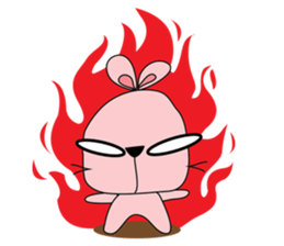 Adorable bunny sticker #7188749