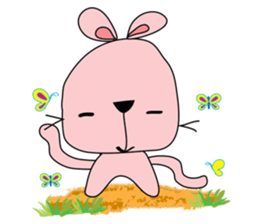 Adorable bunny sticker #7188750