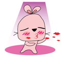 Adorable bunny sticker #7188752
