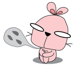 Adorable bunny sticker #7188754