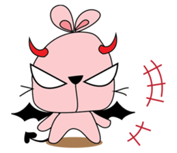 Adorable bunny sticker #7188757