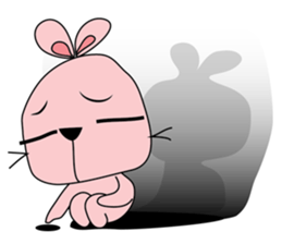 Adorable bunny sticker #7188758