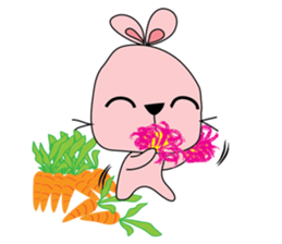 Adorable bunny sticker #7188759