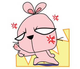 Adorable bunny sticker #7188760