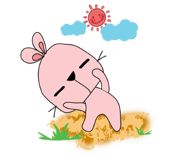 Adorable bunny sticker #7188761