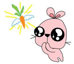 Adorable bunny sticker #7188762