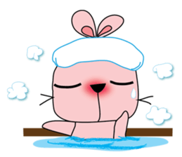Adorable bunny sticker #7188764