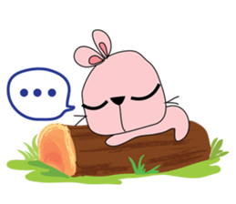 Adorable bunny sticker #7188768