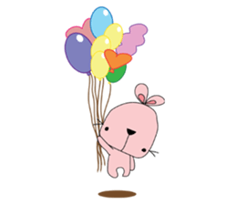 Adorable bunny sticker #7188769