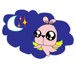 Adorable bunny sticker #7188773