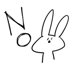 momentum of rabbit and panda sticker #7189618