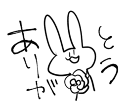 momentum of rabbit and panda sticker #7189624