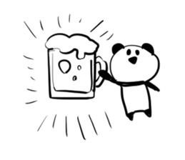 momentum of rabbit and panda sticker #7189633