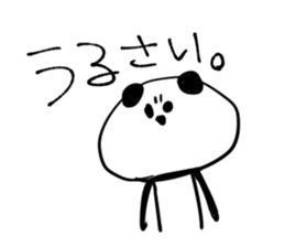 momentum of rabbit and panda sticker #7189643