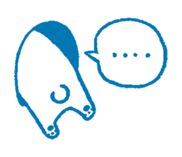 Sensitive bear sticker #7191184