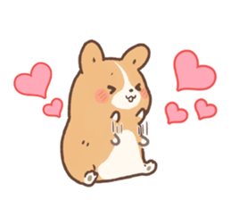 PURI PURI Corgi sticker #7191460